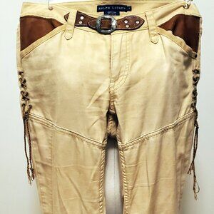 Ralph Lauren Jodhpur (canvas with leather patch) Riding/Equestrian pants: Size 6